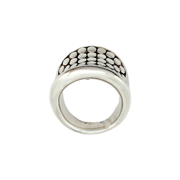 Anillo Puntos-Plata 925 Inflada-Sin Piedra-AN3120 sinpiedra