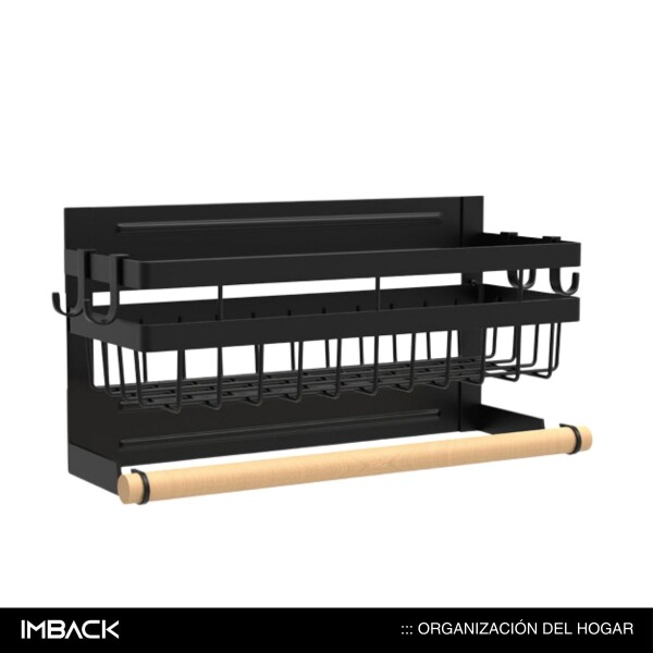Estante Organizador con Iman Magnetico Porta Rollo Papel Cocina Heladera EST004 Estante Organizador con Iman Magnetico Porta Rollo Papel Cocina Heladera EST004
