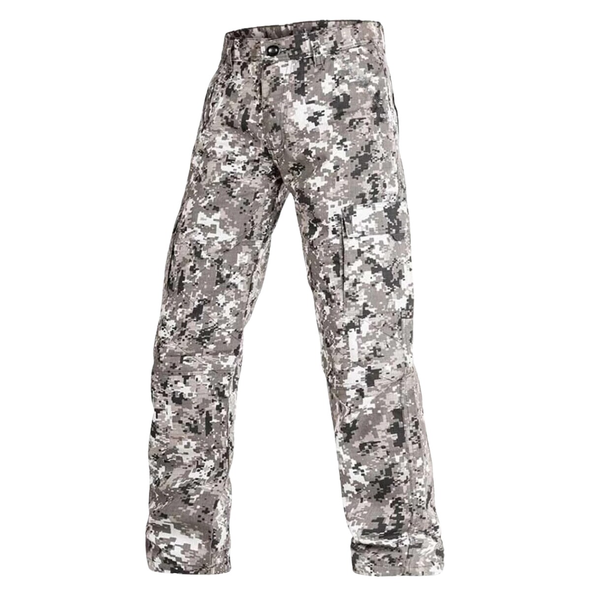 Pantalón táctico 2 bolsillos - Pixelado gris 