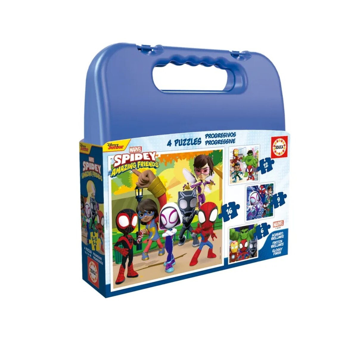 Puzzle Valija Spidey 4 En 1 Educa 