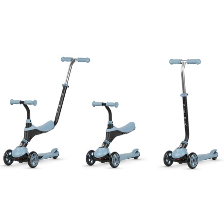 Monopatin Qplay Sema Deluxe 2 en 1 AZUL