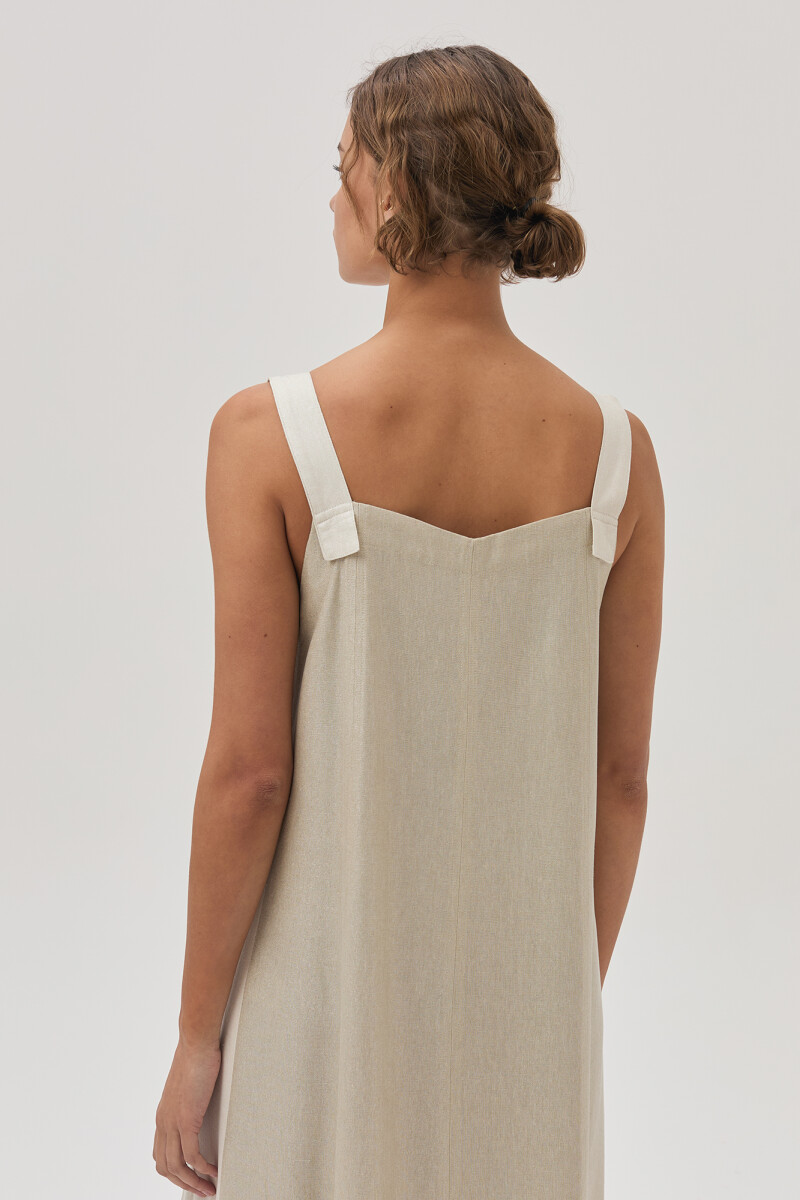 Vestido Alba Beige