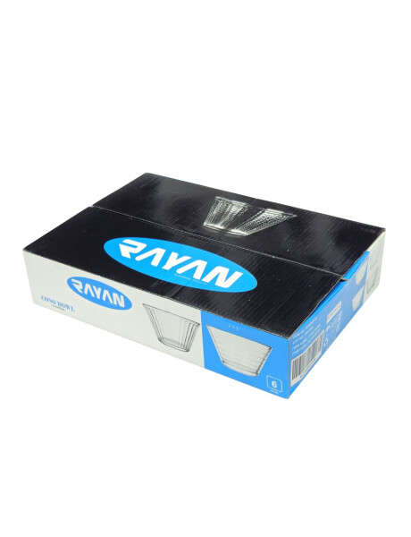 SET x 6 COMPOTERA 260ML D11x6CM CONO CIRCULOS SET x 6 COMPOTERA 260ML D11x6CM CONO CIRCULOS