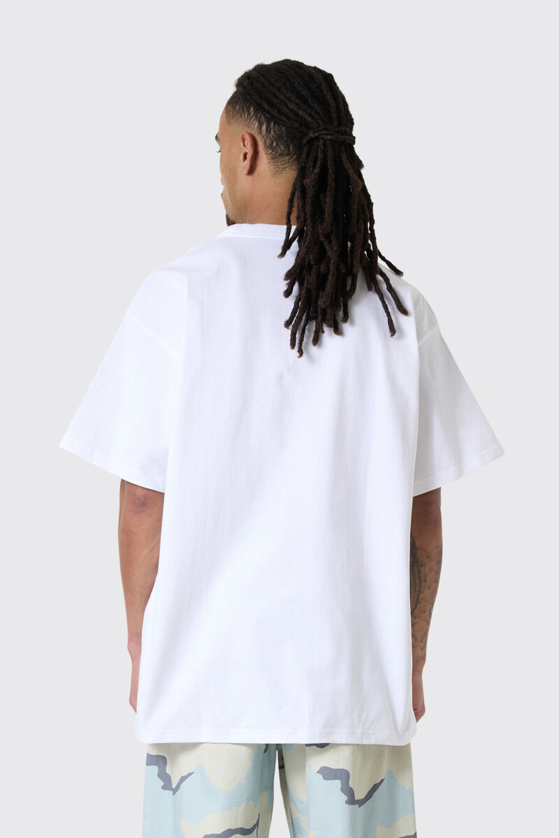 S/S Barbwire C T-Shirt Blanco
