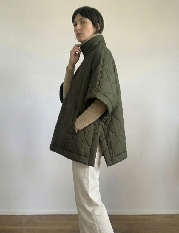 Poncho Capitoneado OLIVA