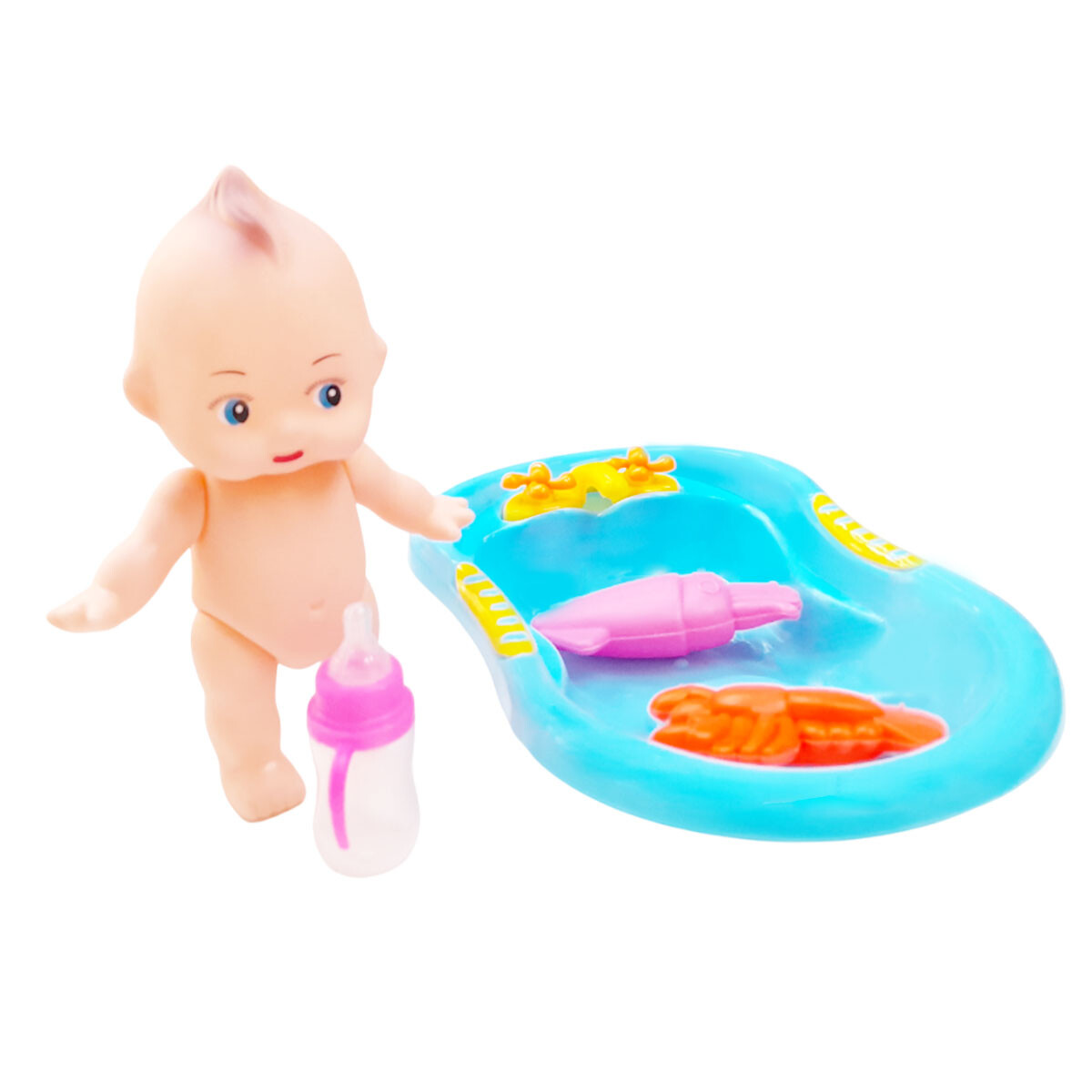 3X2 OUTLET Bañito con bebé y accesorios - 3x2 Outlet Bañito Con Bebé Y Accesorios 