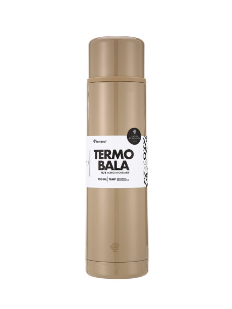 Termo Bala 750ML Metalizado Arena