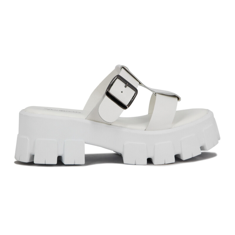 Sandalias Mujer Darkness Plataforma Blanco-blanco