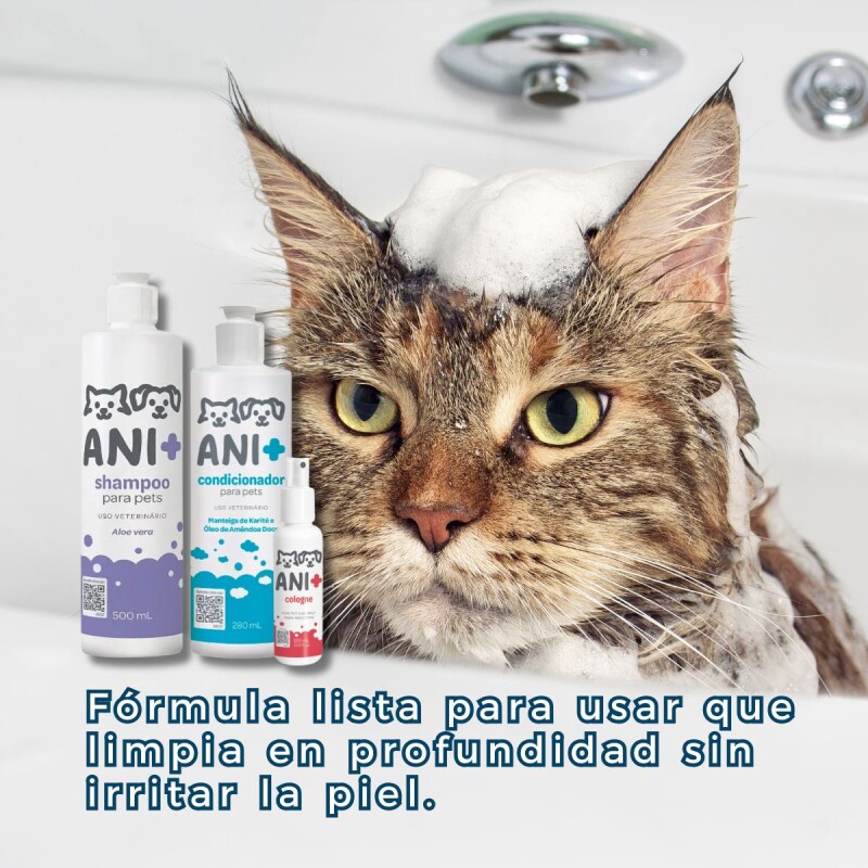 KIT ANI+ SHAMPOO ACONDICIONADOR Y COLONIA PARA PERROS Y GATOS KIT ANI+ SHAMPOO ACONDICIONADOR Y COLONIA PARA PERROS Y GATOS