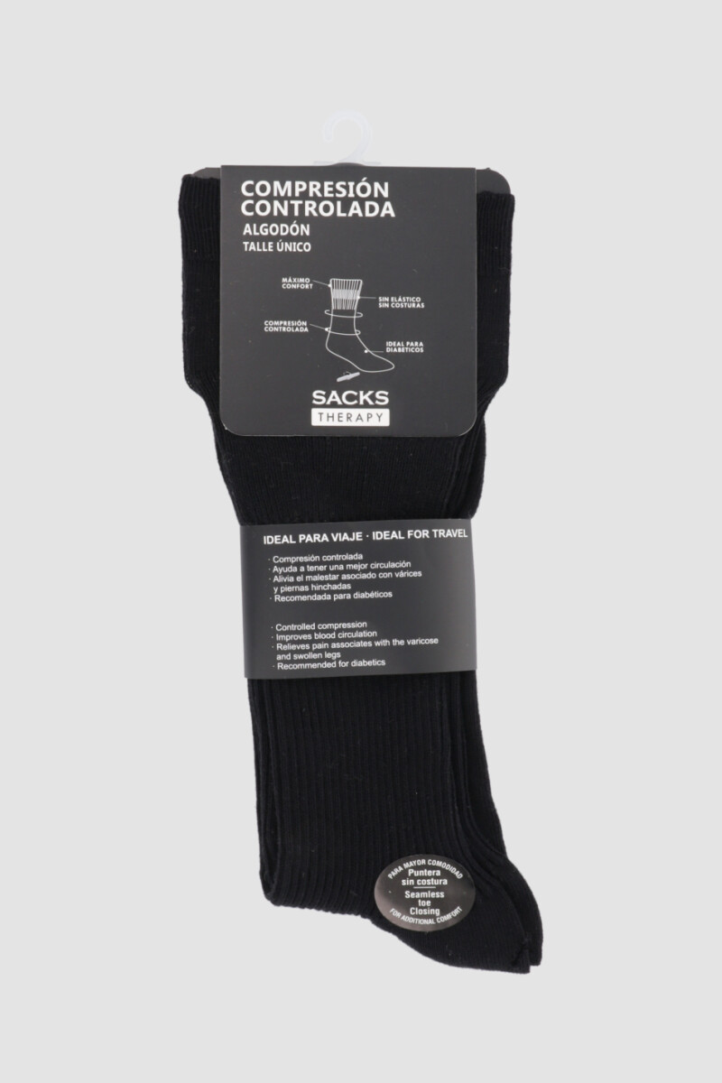 Medias compresion controlada algodon hombre - Beige — SiSi