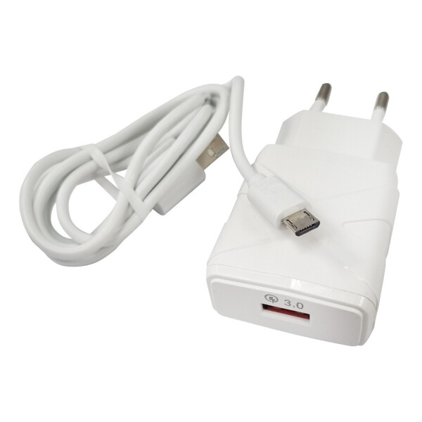 Cargador Carga Rapida Micro Usb 5.1 A Ficha Carga Cable Cargador Carga Rapida Micro Usb 5.1 A Ficha Carga Cable