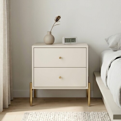 Mesa de Luz Jasper White Gloss