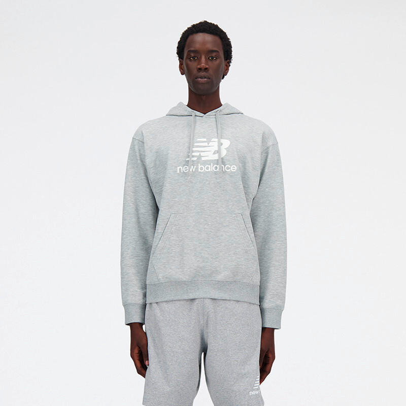 SPORT ESSENTIALS FRENCH TERRY LOGO HOODIE Gris