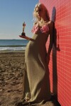 Iconic Dress Rosado / Dorado