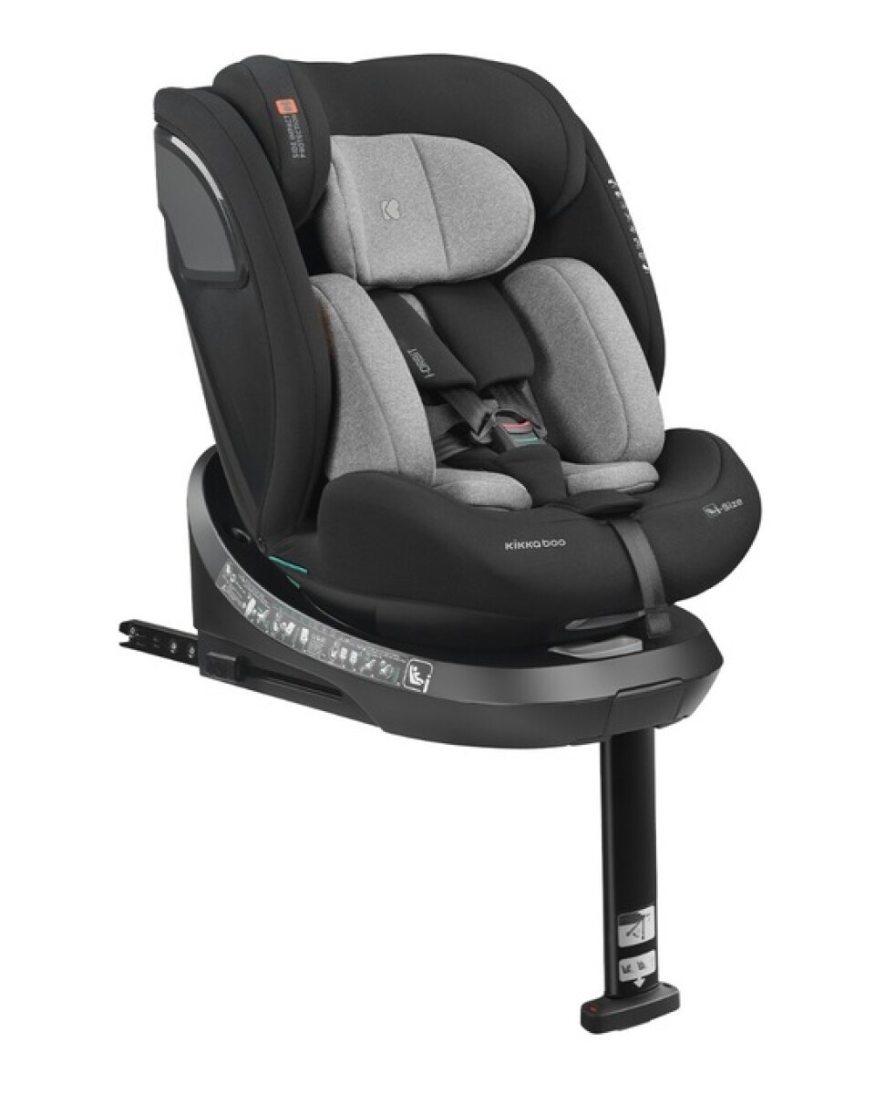 Butaca IORBIT KIKKABOO ISOFIX 360 0-36kg C LEG SUPPORT - grey 