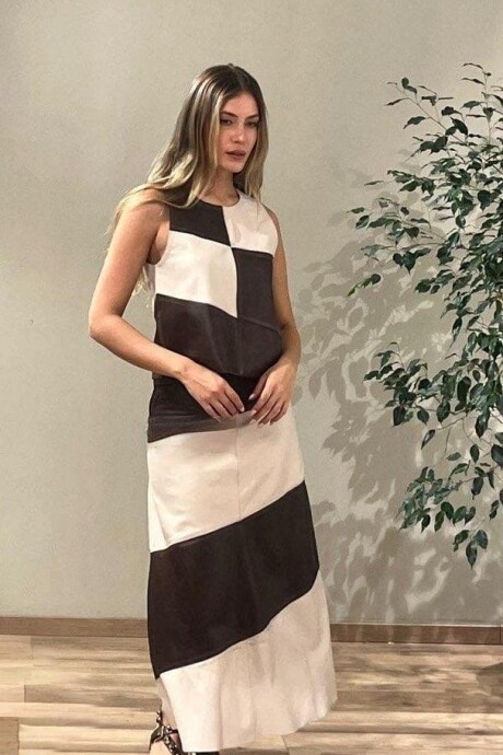 Falda Blanche Marron