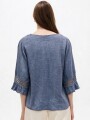 Blusa Surnia Azul Piedra
