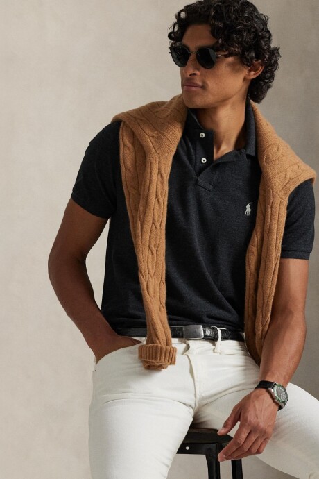 Remera Polo Ralph Lauren Negro Melange
