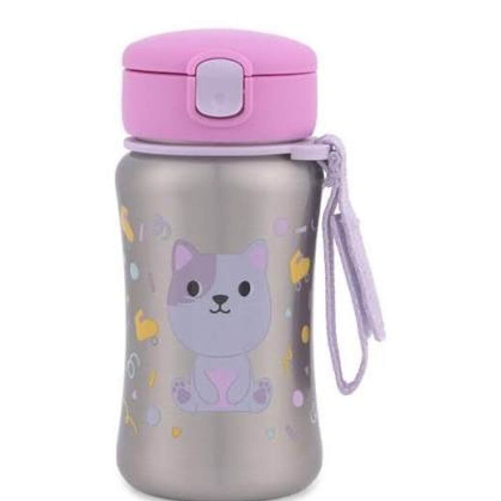 Vaso skip hop SQUAD acero inoxidable gatita