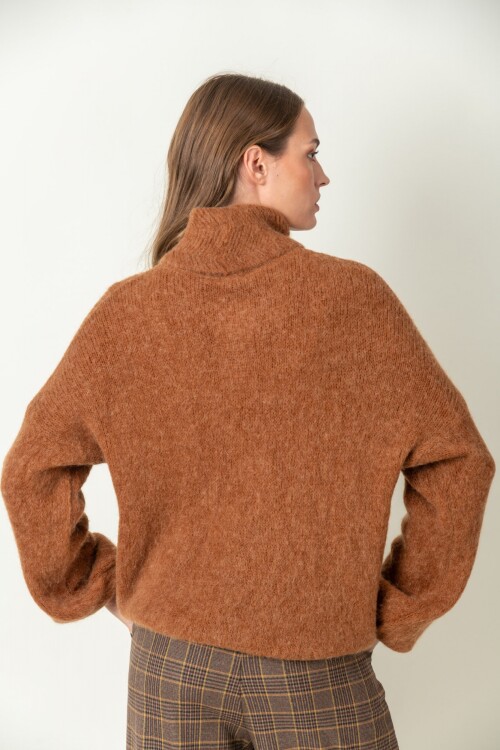 Sweater mohair Tostado