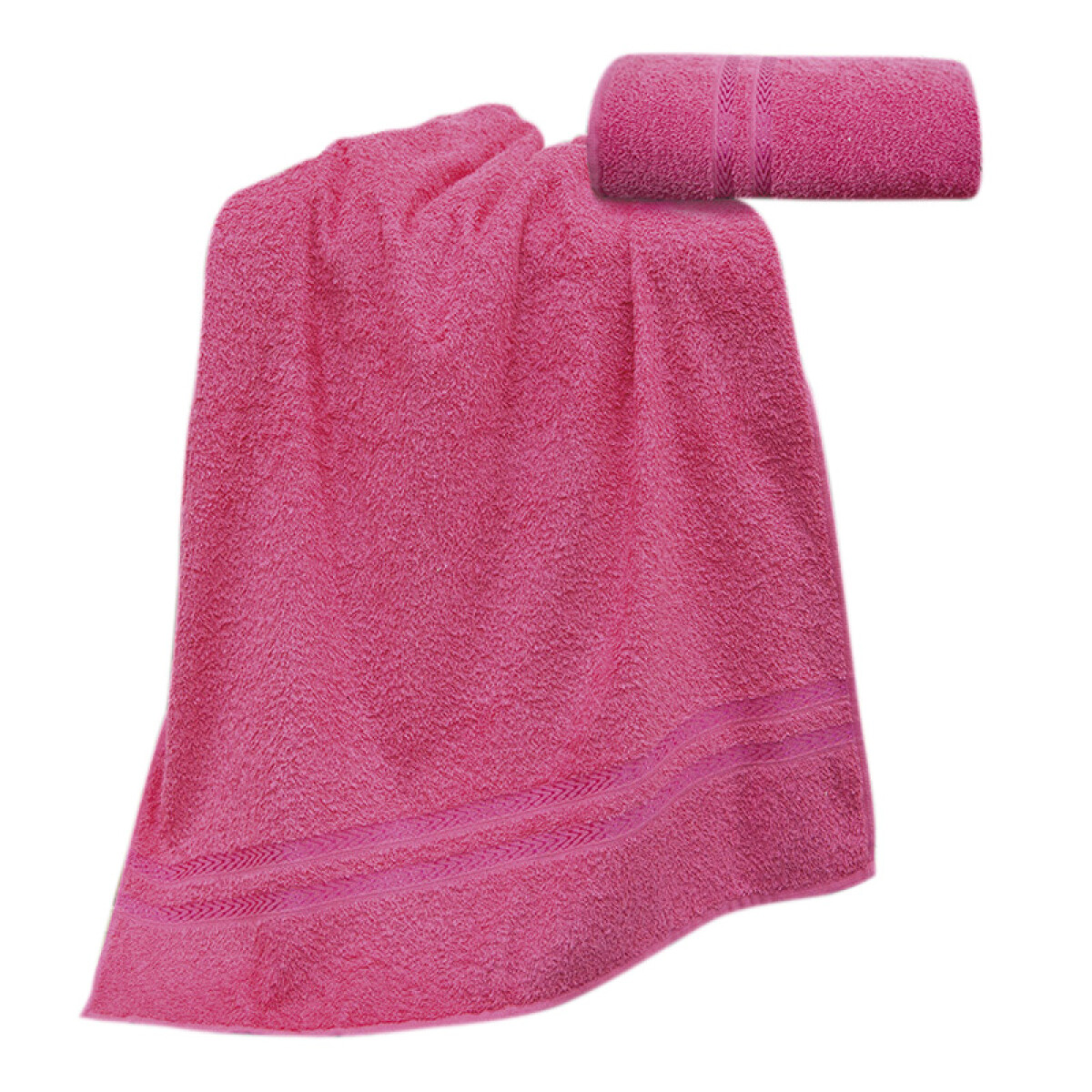 Toalla de Mano Paris 100% Algodón 50 x 70 cm - ROSA FUERTE 