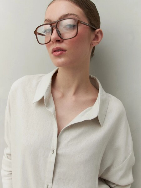 VESTIDO D.CASSIN BASILE HUESO