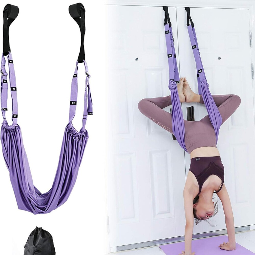 Tela Para Estiramientos De Yoga o Pilates Violeta