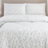 JGO EDREDON FLORES AZUL TWIN 180X240CM 3PZ Unica
