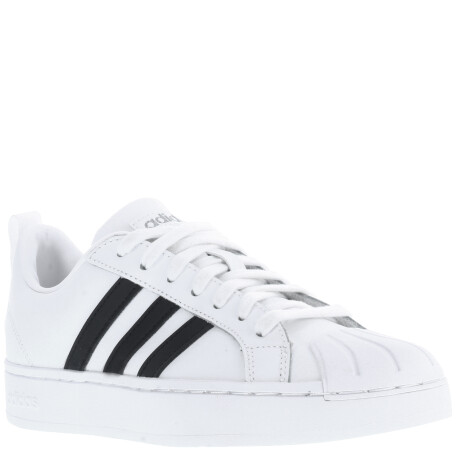 Championes de Hombre Adidas Court Low Streetcheck Cloudfoam Blanco - Negro