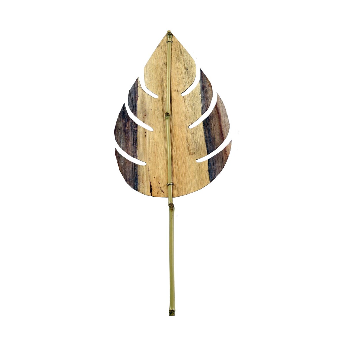 HOJA DECORATIVA JAVA 25*1,5*60 - BAMBU NATURAL-BEIGE NATURAL 