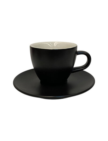 TAZA DE CAFE 75ML CON PLATO PORCELANA ESPECIAL NEGRO MATE SELECTA TAZA DE CAFE 75ML CON PLATO PORCELANA ESPECIAL NEGRO MATE SELECTA
