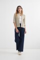 Cardigan mangas 3/4 BEIGE
