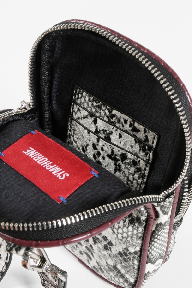 Porta celular croco gris