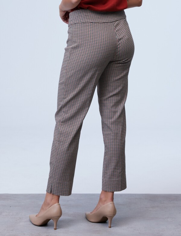 Pantalon Gales MARRON/MULTI