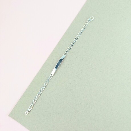 Pulsera de identidad de plata 925. Pulsera de identidad de plata 925.