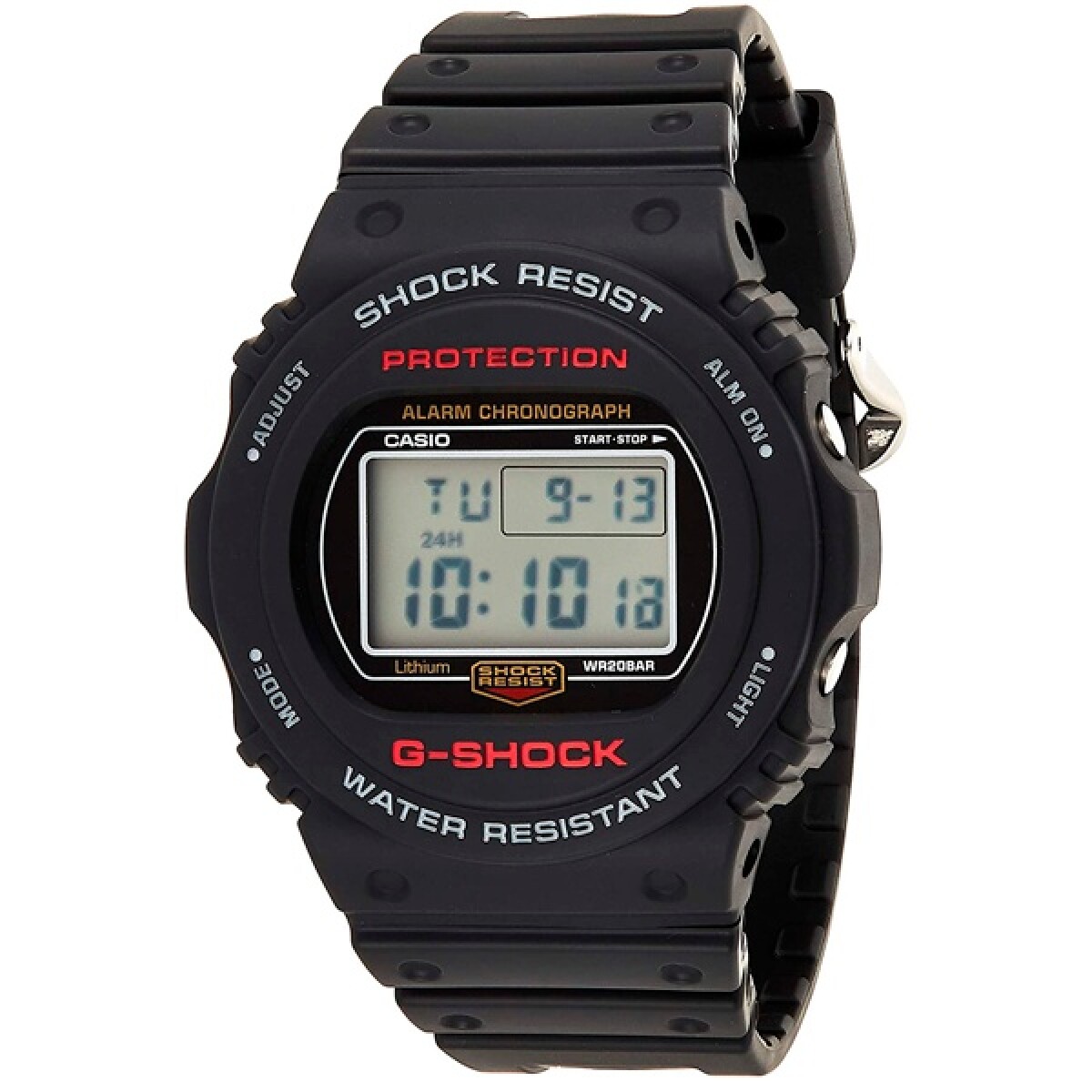 Reloj Casio Resina Deportivo Negro 