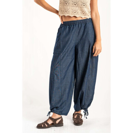 Jean Wide Leg Balloon Denim