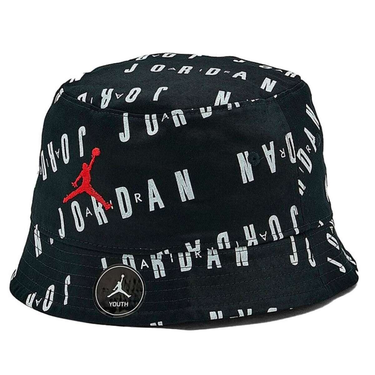 Gorra Jordan Aop Bucket Unisex - Negro 