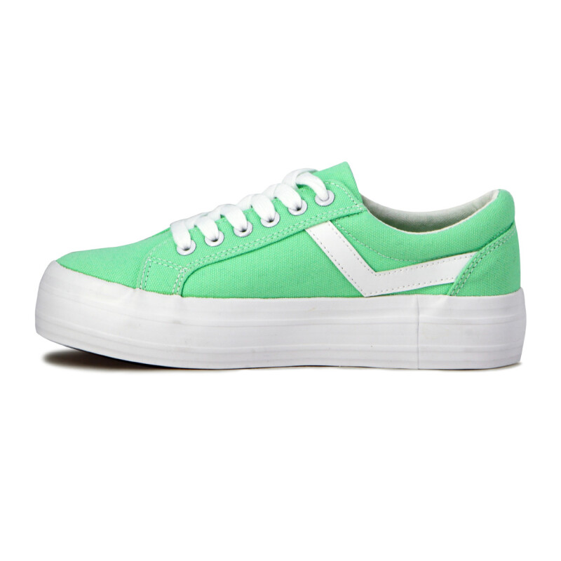 Pony Champion Casual Since 1972 Plataforma Lona Verde Verde