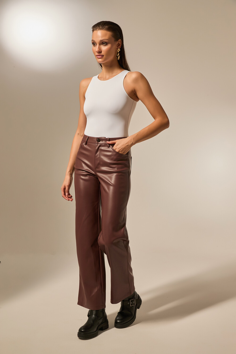 Pantalon Kaeli Chocolate
