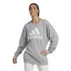 Buzo Adidas BL FT O SWT de Mujer - IC9850 Gris Claro