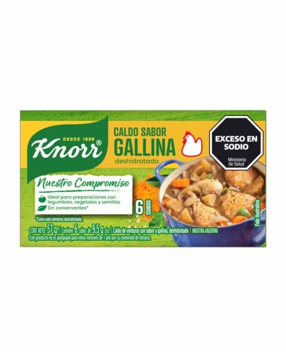 CALDO KNORR 6UNI GALLINA 