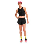 Hoka Short Glide 4'' Short Mujer - Negro Negro-Negro