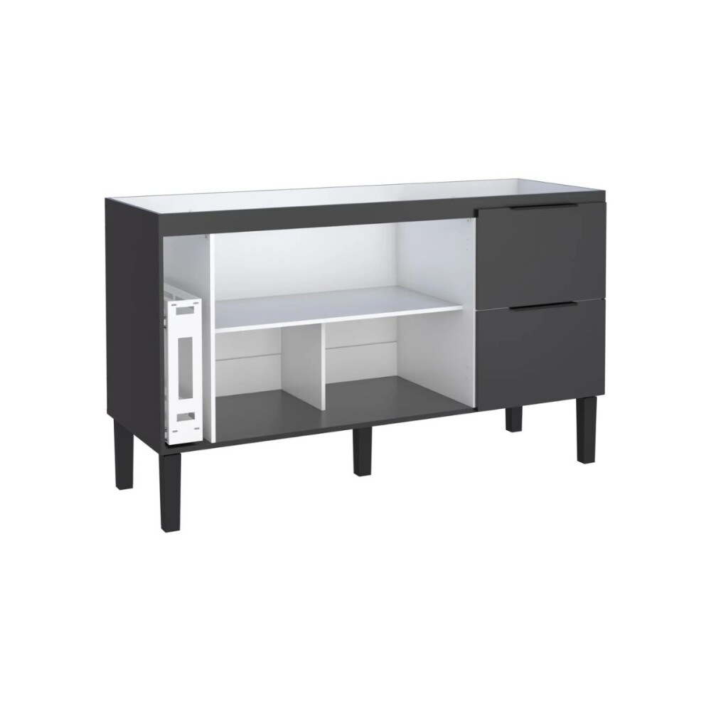 Mueble bajo mesada cocina Cisne 150cm negro Cozimax Mueble Bajo Mesada Cocina Cisne 150cm Negro Cozimax