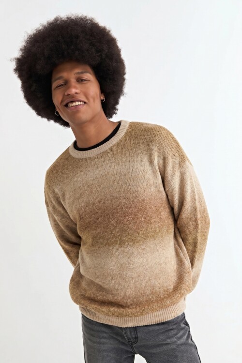 Sweater degradé TOSTADO