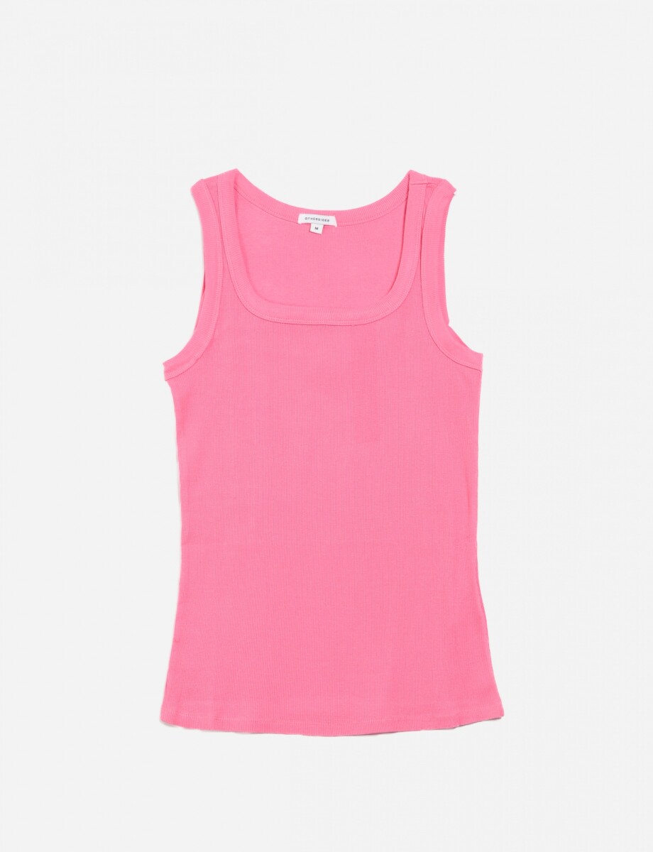 Musculosa de rib - Rosado 