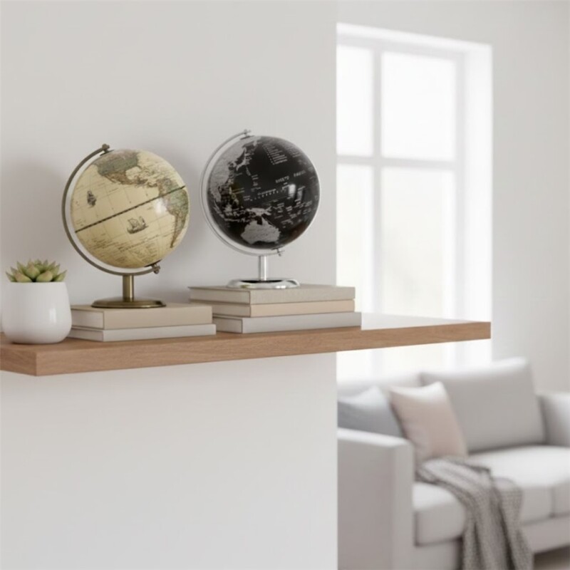 Globo Terraqueo Metal 20x26.5cm - Dorado Globo Terraqueo Metal 20x26.5cm - Dorado