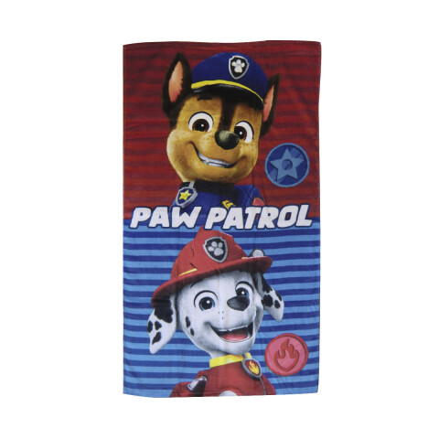Toalla Infantil Playera Paw Patrol 100% Algodón 70 x 130 cm ROJO/AZUL