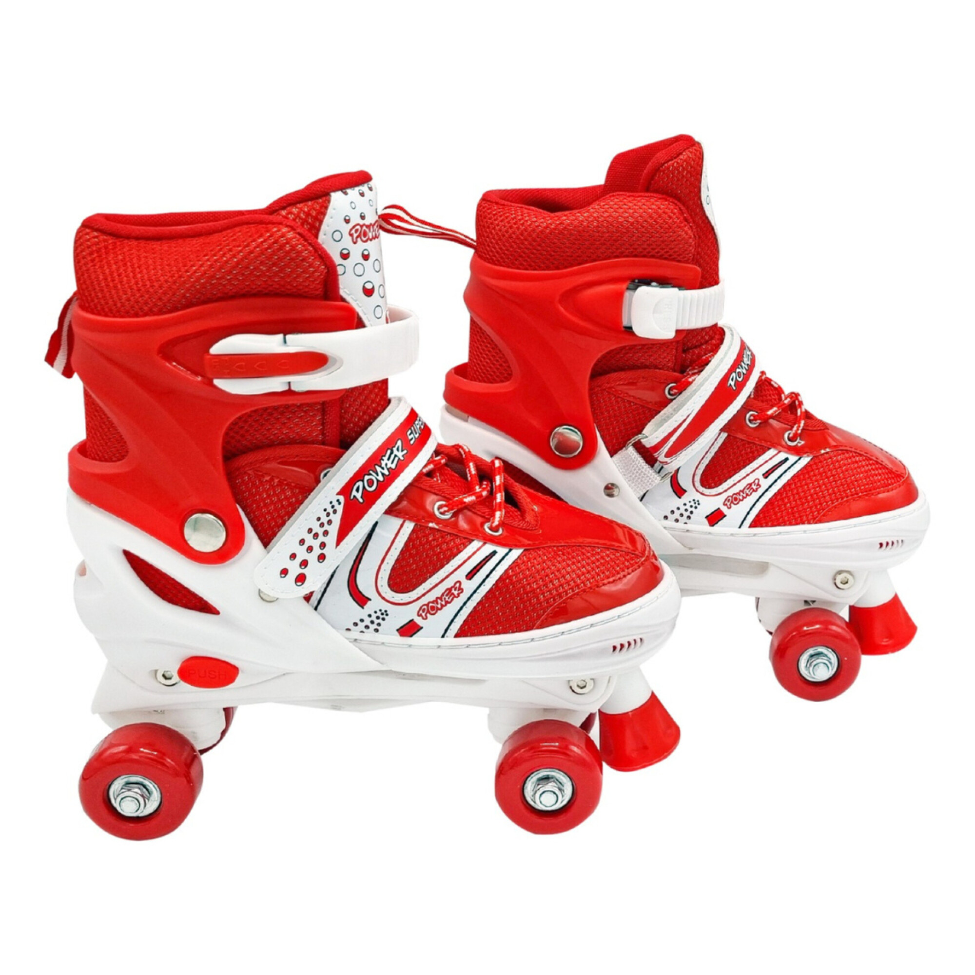 Patines de ruedas Mujer Hombre Patinaje Cuatro Personas Adultos Patinaje 4  Ruedas Niños Patines Led Patines, Art Boy Girl Diseño Vintage, 43-Rojo