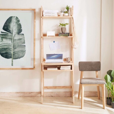ESTANTERIA ESCRITORIO MADERA NATURAL-BEIGE MONTANA